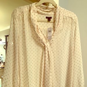 NWT Sheer Top Size Large